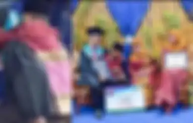 Terekam Kamera Lewat Aksi Mengharukan, Ini Sosok Mahasiswa yang Gendong Ayah Saat Wisuda, Ternyata Jadi Lulusan Terbaik