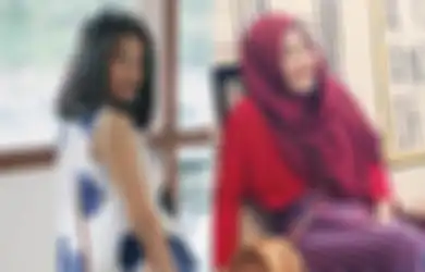 Adu Gaya Anak Ikke Nurjanah vs Anak Cindy Fatikasari Pakai Tas Rotan Bulat. Kece Mana?