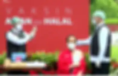 Presiden Jokowi Rasakan Sedikit Sakit di Vaksinasi Kedua, Dokter Abdul Muthalib Pastikan yang Disuntikkan Vaksin Buatan Sinovac