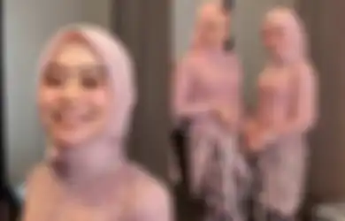 Intip Ayunya Lesty Kejora Pakai Kebaya Pink di Pernikahan Ali Syakieb!