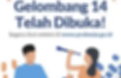 Pendaftaran Kartu Prakerja Gelombang 14  Dibuka Hari Ini, Pemerintah Sediakan Kuota Sebanyak 600.000 Peserta 