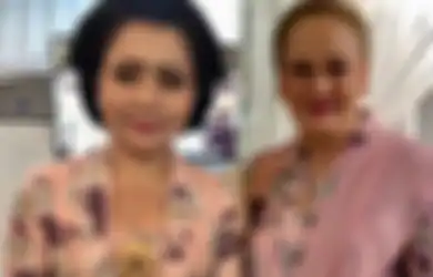 Dulu Rebutan Bambang Trihatmodjo, Tak Disangka Mayangsari dan Halimah Pakai Gaun Kembar Saat Datang ke Acara Cicit Soeharto, Sudah Akur?