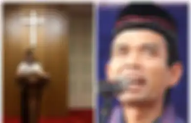 Foto Gus Miftah Orasi di Gereja Viral, Ustaz Abdul Somad: Haram!