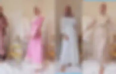 5 Model Gamis yang Elegan ala Malia Risti, Cocok Buat Lebaran!