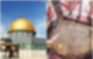 ﻿  Misteri Sakhrah di Masjid Al Aqsa, Batu Pijakan Nabi Muhammad SAW Saat Mi’raj 