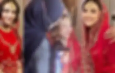 Baju Merah Jangan Sampai Lepas! Didandani Ala Artis Bollywood, Amanda Manopo Bikin MUA Ini Deg-degan dengan Wajah Mulusnya: Rasanya Jantung Kayak Turun ke Perut