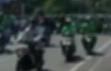 Viral Ratusan Driver Ojol di Bandung Konvoi Sambil Teriak, Ternyata Ini Penyebabnya
