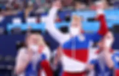 Benderanya Pun Dilarang Dikibarkan di Olimpiade Tokyo 2020, Atlet Cantik Negeri Beruang Ini Curi Perhatian Setelah Tumbangkan Atlet AS Pemegang 3 Medali Emas di Olimpiade