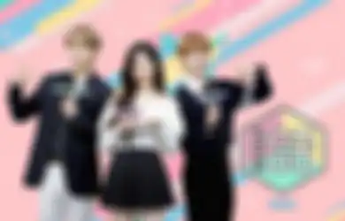Foto Menawan Trio MC Baru Music Core, Lee Know dan Jungwoo Resmi Join Kim Minju