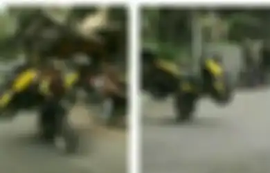 Bukan Kaleng-kaleng, Aksi Motor Tua Gendong Yamaha Xmax di Jok Belakang Ini Jadi Viral