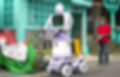 Menolak Kalah dari Covid-19, Warga di Surabaya Sulap Sampah Jadi 'Delta Robot' Pengantar Kebutuhan Isolasi Mandiri Tetangga Sekitar, Beritanya Sampai Disorot Berbagai Media Asing
