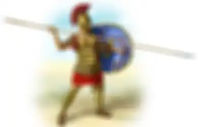 Pantas Saja Spartan Ngacir, Hoplite, Prajurit Elit Terbaik Yunani Kuno Ini Gunakan Tombak Sepanjang Dua Meter dan Perisai yang Lebih Bermanfaat Bila Digunakan dalam Formasi Padat