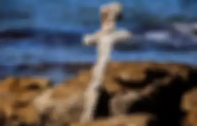 Berusia 900 Tahun, Pedang Tentara Salib Bertatahkan Organisme Laut Ini Ditemukan Penyelam di Lepas Pantai Israel
