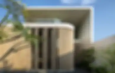 Jangan Salah, Bambu Tak Hanya untuk Bangunan Tradisional, Lihat Pesona Rumah Modern yang Tampil Bak Lentera Bambu Ini