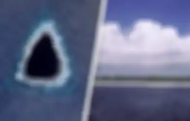 Viral Pulau Misterius Berbentuk Segitiga Ini Terlihat Gelap di Google Maps, Benarkah Nggak Ada Penghuninya??