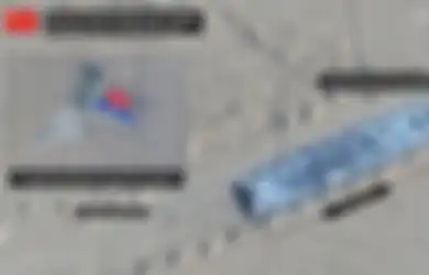 Terbongkar Citra Satelit, Penampakan Misterius Mirip Kapal Induk AS Terekam di Tengah Gurun China, Terkuak Ternyata Ini Alasan Obyek Mirip Kapal Induk AS Bisa Sampai di Tengah Gurun China