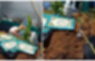 Viral Sejumlah Pemuda Jaga Makam di Kalimantan, Bermalam di Samping Kuburan dengan Berbekal Al Qur'an hingga Makanan, Terkuak Bayarannya Sehari Bikin Melongo!