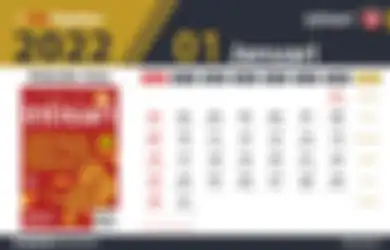 Cek Kalender Januari 2022, Jangan Lewatkan Peringatan Hari Gizi Nasional Serta Juga Peringatan Nasional dan Internasional Lainnya