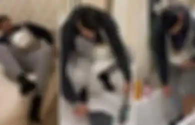 Bak Ingin 'Balas Dendam' Tunjukkan Perjuangan Ibu Hamil, Istri Bungkus Labu Raksasa di Bagian Perut Suami hingga Minta Lakukan Aktivitas: Rasakan Kau!