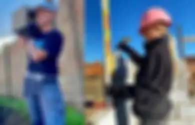 Punya Pekerjaan Tak Biasa, Kuli Bangunan Wanita Ini Tuai Pujian karena Tetap Tampil Necis, Videonya Saat Ngaduk Semen Viral!