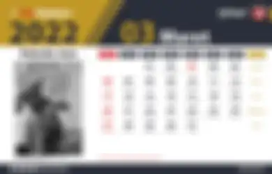 Kalender Maret 2022, Diawali Peringatan Peristiwa Serangan Umum 1 Maret 1949, Simak Juga Hari Peringatan Nasional dan Internasional Lainnya