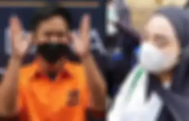 Jenguk Sang Suami di Rutan, Sikap Dingin Dinan Fajrina Jadi Sorotan Awak Media, Lelah Dampingi Doni Salmanan?