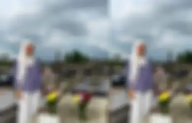 Meski Keyakinannya Sudah Beda, Gadis Mualaf Ini Tetap Ziarah ke Makam Sang Ibu, Curhatan Viral:  Al-Fatihah Rindu Mamak...