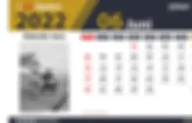 Kalender Bulan Juni 2022, Cek Hari Libur dan Hari Peringatan Nasional