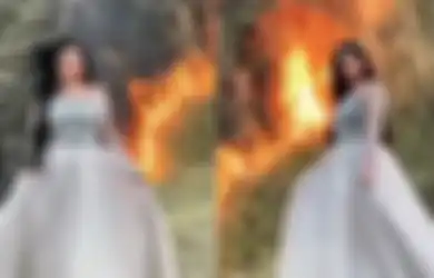 Kelewatan! Demi Konten Semata, Seleb TikTok Nekat Bakar Hutan, Netizen Meradang Amuk Si Gadis yang Cari Viral