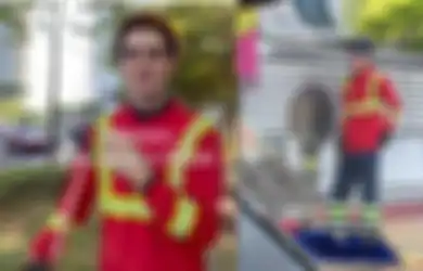 VIRAL Petugas Kebersihan dan Penjual Gorengan Ganteng Bikin Kaum Hawa Histeris, Tengok Parasnya yang Tak Kalah dari Artis Internasional