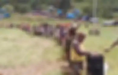 Inilah Ritual Pengangkatan Tentara KKB Papua, Ratusan Anggota Berbaris Tenteng Senjata, Sentuh Benda Pusaka Ini dan Nyatakan Siap Mati Berkalang Tanah