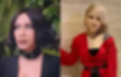 Malah Adu Ukuran Buah Dada, Begini Momen Pertemuan Aming dan Evelyn Nada Anjani, Sama-sama Bergaya Feminin Saat Hadiri Ultah Lucinta Luna