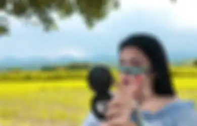 Viral Cewek Face Painting Pemandangan Nyata Banget. Dikira Editan!