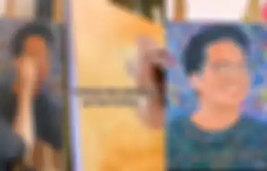 Kisah Pilu di Balik Hasil Karya Zara untuk Mendiang Eril, Lukisan Dominan Warna Biru yang Dibawa Saat Pemakaman Jenazah Kakak Tercinta: Tanda Cinta dari Teteh untuk Aa