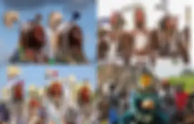 Butuh Waktu Enam Jam Para Suami Persiapkan untuk Pamerkan Diri dengan Mengecat Tubuhnya untuk Mencuri Istri Pria Lain, Inilah Tradisi  Curi Istri di Suku Wodaabe Afrika, yang Anut Poligami