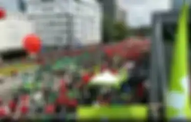 Kota Letak Markas Besar NATO Dipadati Puluhan Ribu Pengunjuk Rasa, Ekspresikan Kemarahan Ini Sebagai Akibat dari Perang Rusia-Ukraina