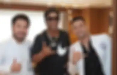 AMAZING! Istana Andara Disambangi Ronaldinho si Legenda Sepak Bola Asal Brasil, Begini Respon Kebahagiaan Raffi Ahmad