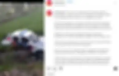 Mobil Patroli Polisi Sampai Nyungsep ke Sawah, Begini Kronologi Kecelakaan di Tuban yang Viral di Media Sosial, Pengemudi Truk Tronton Akui 1 Hal