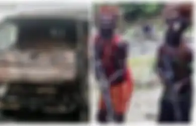 KKB Papua Lagi-lagi Buat Ulah, Truk Proyek Puskesmas di Paniai Dibakar hingga Hangus, Polisi Duga Dalangnya Kelompok Separatis Pimpinan 2 Orang Ini