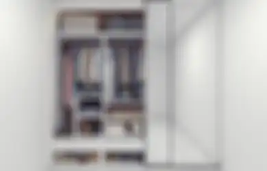 Pantas Saja Masih Terasa Sempit, Masukan Lemari Seperti pada Desain Rumah Minimalis, Jadi Terasa Luas Deh!