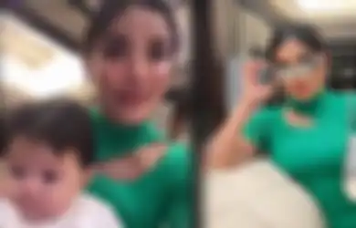 Intip Momen Pertemuan Ameena dengan Millen Cyrus, Anak Aurel Anteng Diperlakukan Begini