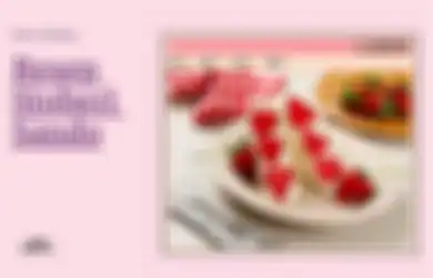 Resep Strawberry Sandwich Kekinian yang Ternyata Mudah Dibikin!