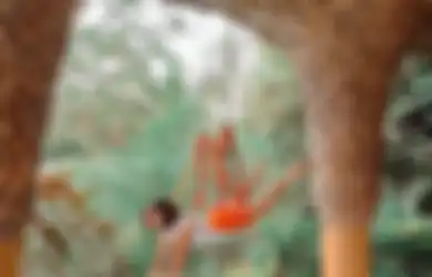 3 Foto Aesthetic Gisel Lakukan Gerakan Yoga di Bali, Nobu Ikut Disenggol: Beruntung Banget!
