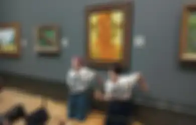 Lukisan Legendaris Van Gogh Dilempari Sup Kaleng oleh Dua Aktivis, Ini Videonya!