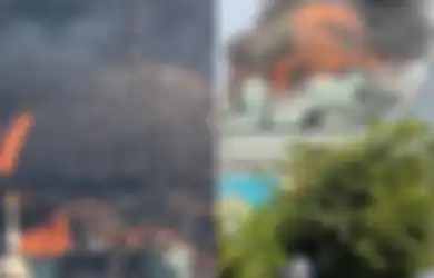 Teuku Wisnu Berduka, Begini Kronologi Kubah Masjid Jakarta Islamic Centre Kebakaran, 21 Mobil Damkar Dikerahkan