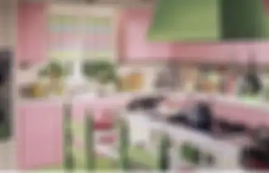 Cukup Lakukan Hal Ini, Desain Dapur Warna Pink Dijamin Gak Bakal Dibilang Norak, Lihat 7 Foto Hasil Aplikasinya