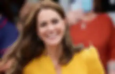 Cerah! Pesona dan Detail Penampilan Kate Middleton Pakai Dress Kuning