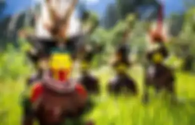 Diasingkan di Hutan Hingga Tiga Tahun, Ritual Pendewasaan Laki-laki Suku Huli Papua Nugini