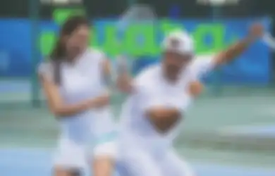 Enzy/Dion Menang Atas Wulan/Gading dalam Pertandingan Tiba-Tiba Tenis VINDES Sport, Stadion Gemuruh!