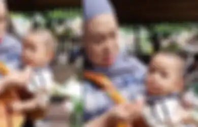 Bangkrut? Anak Lesti Kejora dan Rizky Billar Kepergok Disuapi Makan Hanya Pakai Nasi & Garam, Videonya Viral